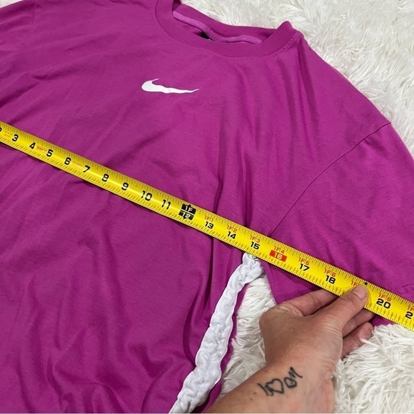 NIKE pink long short sleeve shirt dress Size XS - Picture 5 of 13